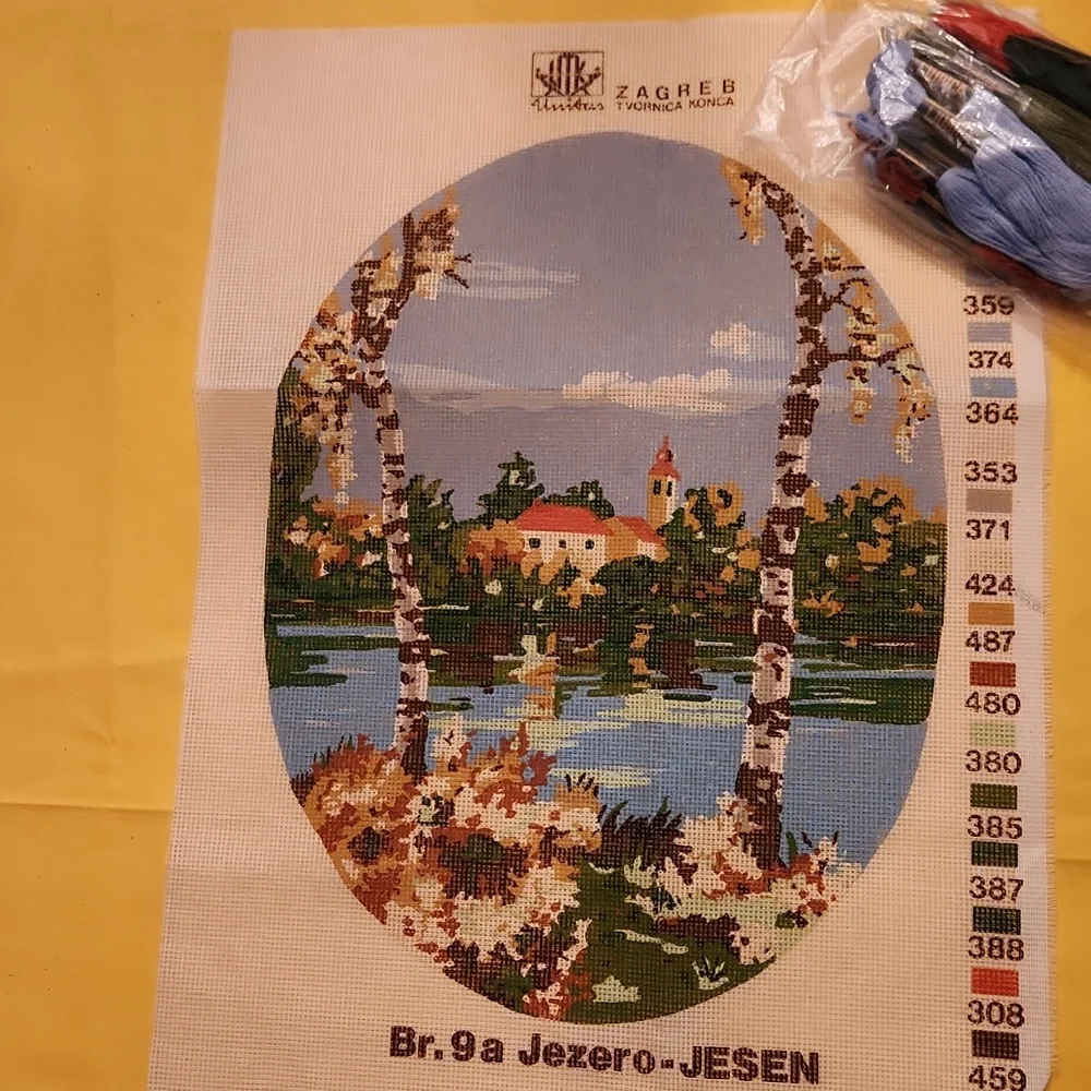 Vintage needlepoint kit - Picture 1 of 3